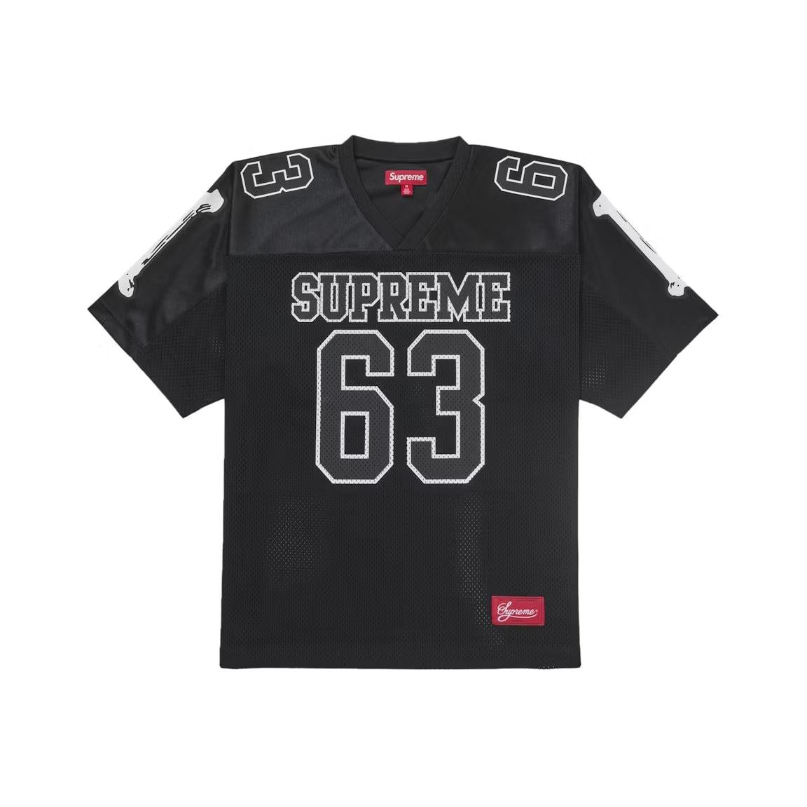 Supreme Bones Football Jersey Black