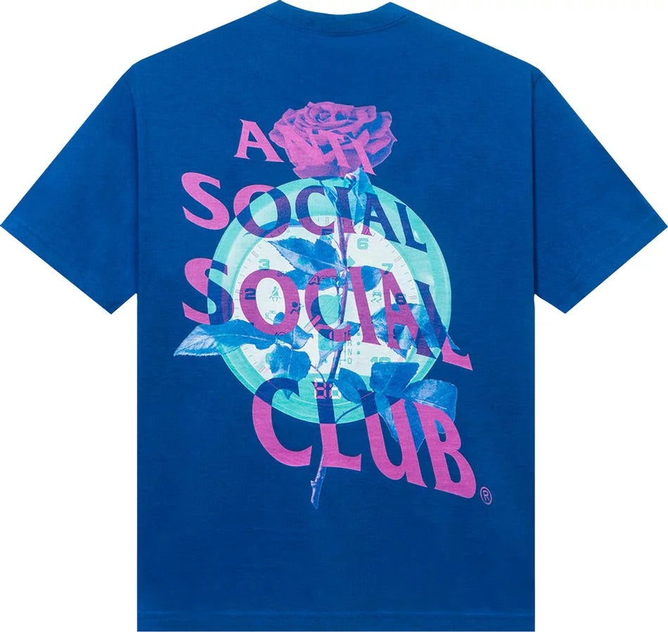 Anti Social Social Club Tee - Out Of Time 'Blue'