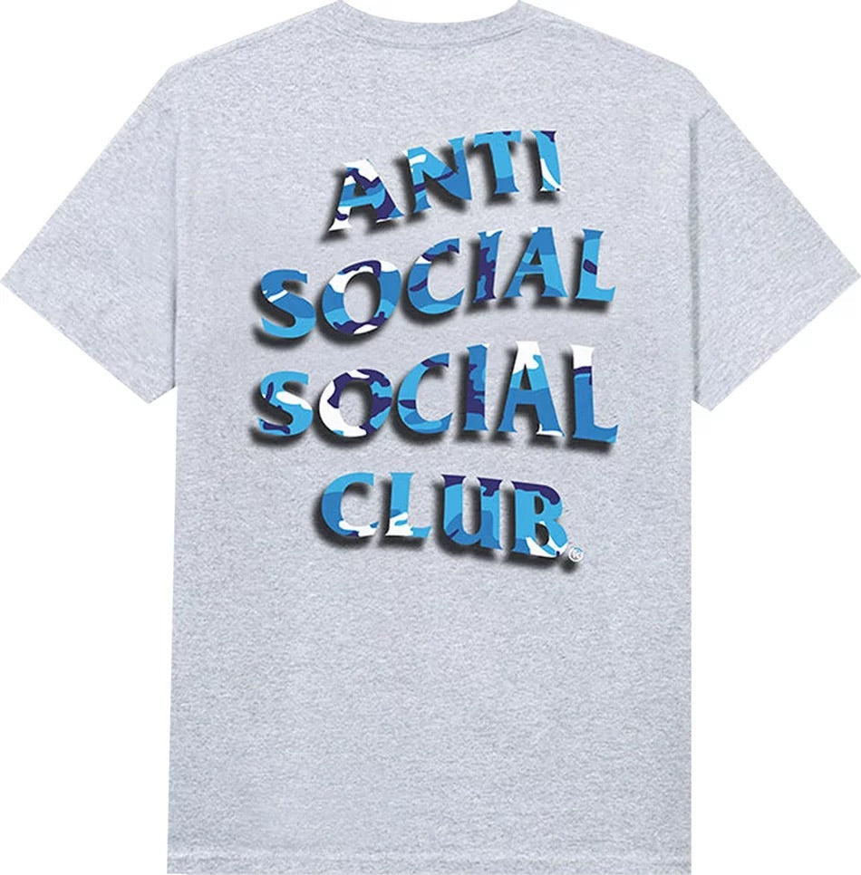 Anti Social Social Club Tee - Hidden Messages 8.0 'Heather Grey
