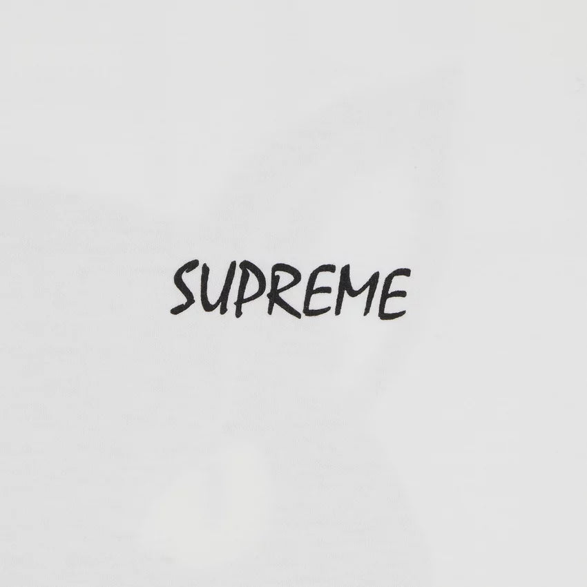 Supreme Black Cat Tee 'White'