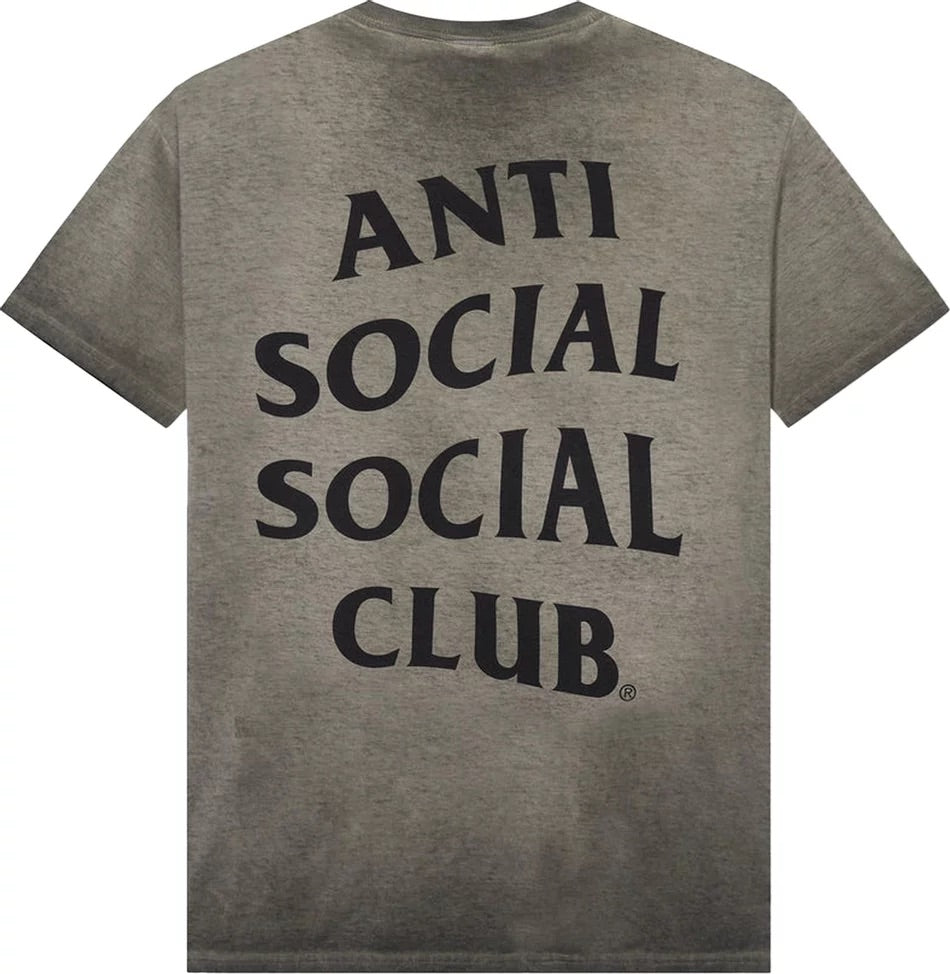 Anti Social Social Club Tee - Dying On the Gram Sand Mineral Wash 'Sand Mineral'