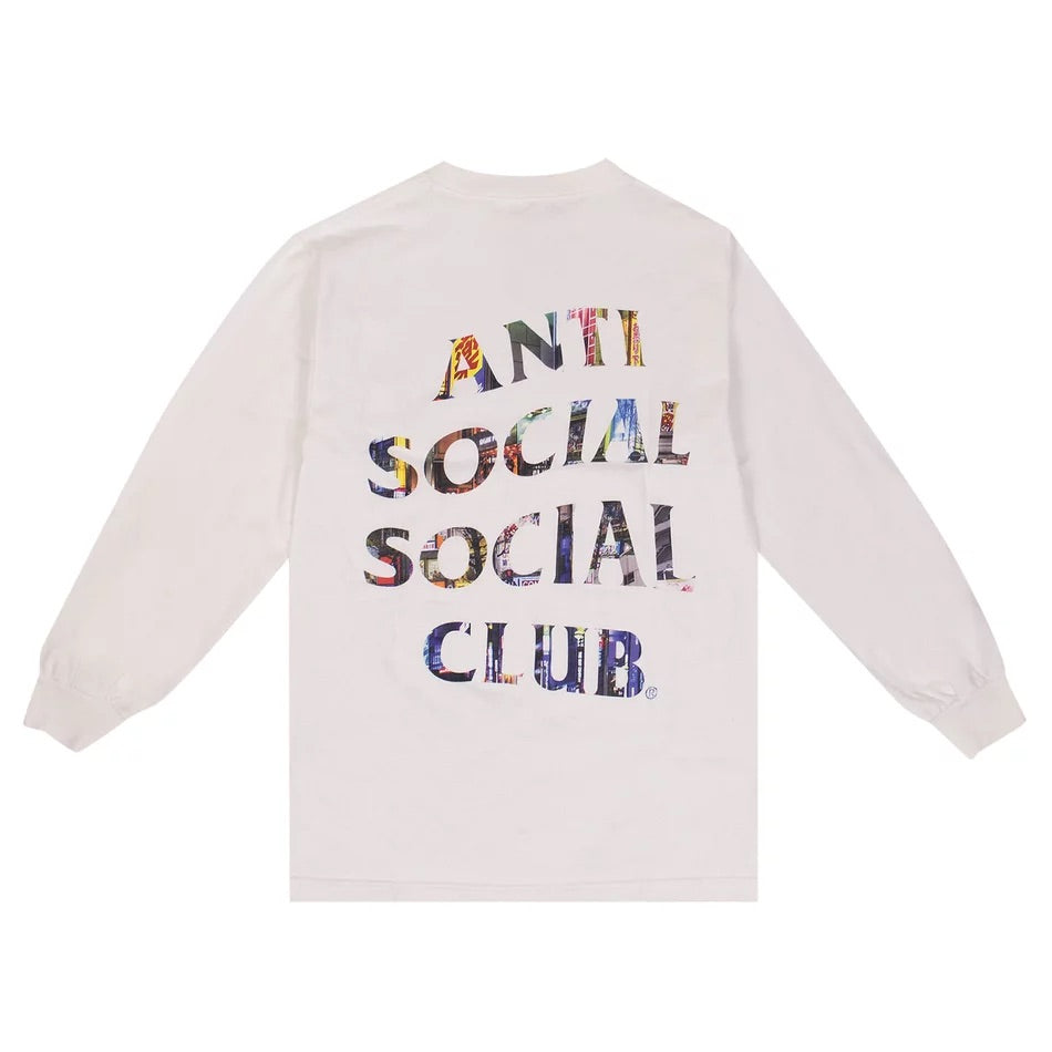 Anti Social Social Club Long-Sleeve Tee - Yakisoba 'White'