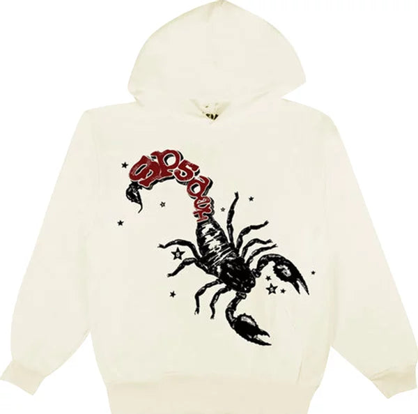 Sp5der x Mariah The Scientist Scorpion Hoodie 'Cream'