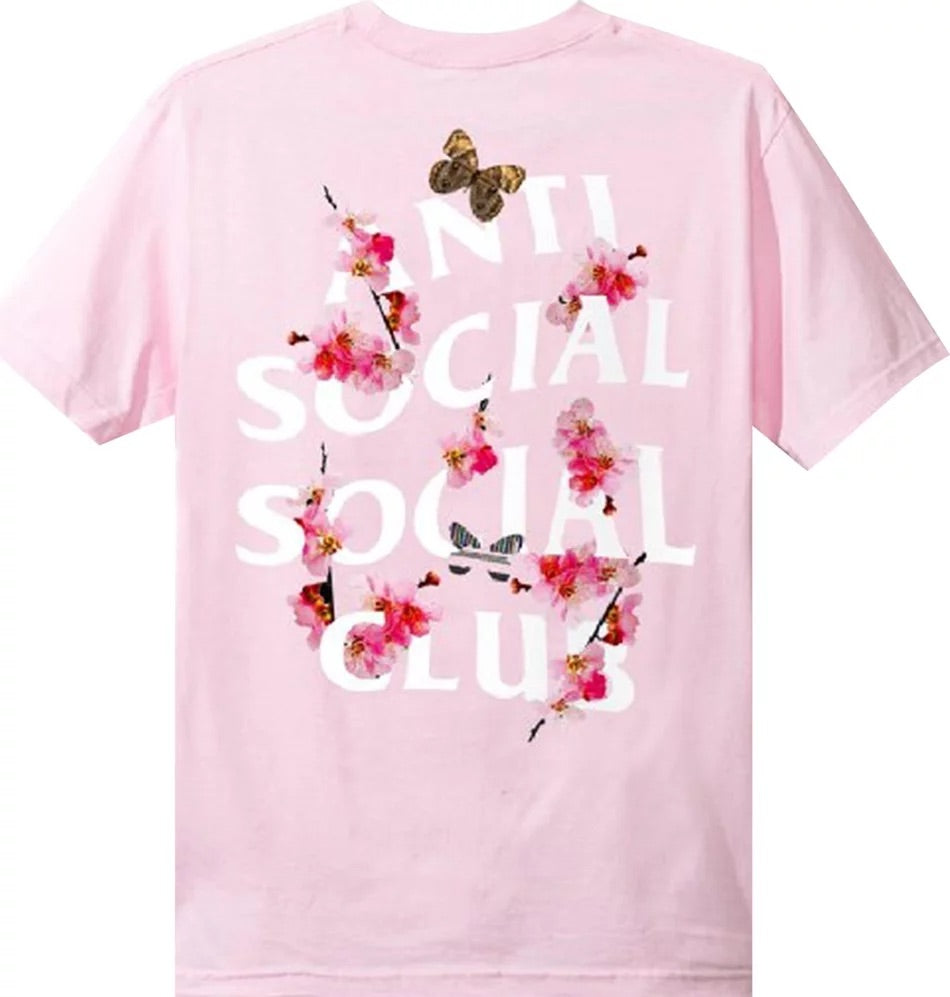 Anti Social Social Club Tee - Kkotch 'Pink'