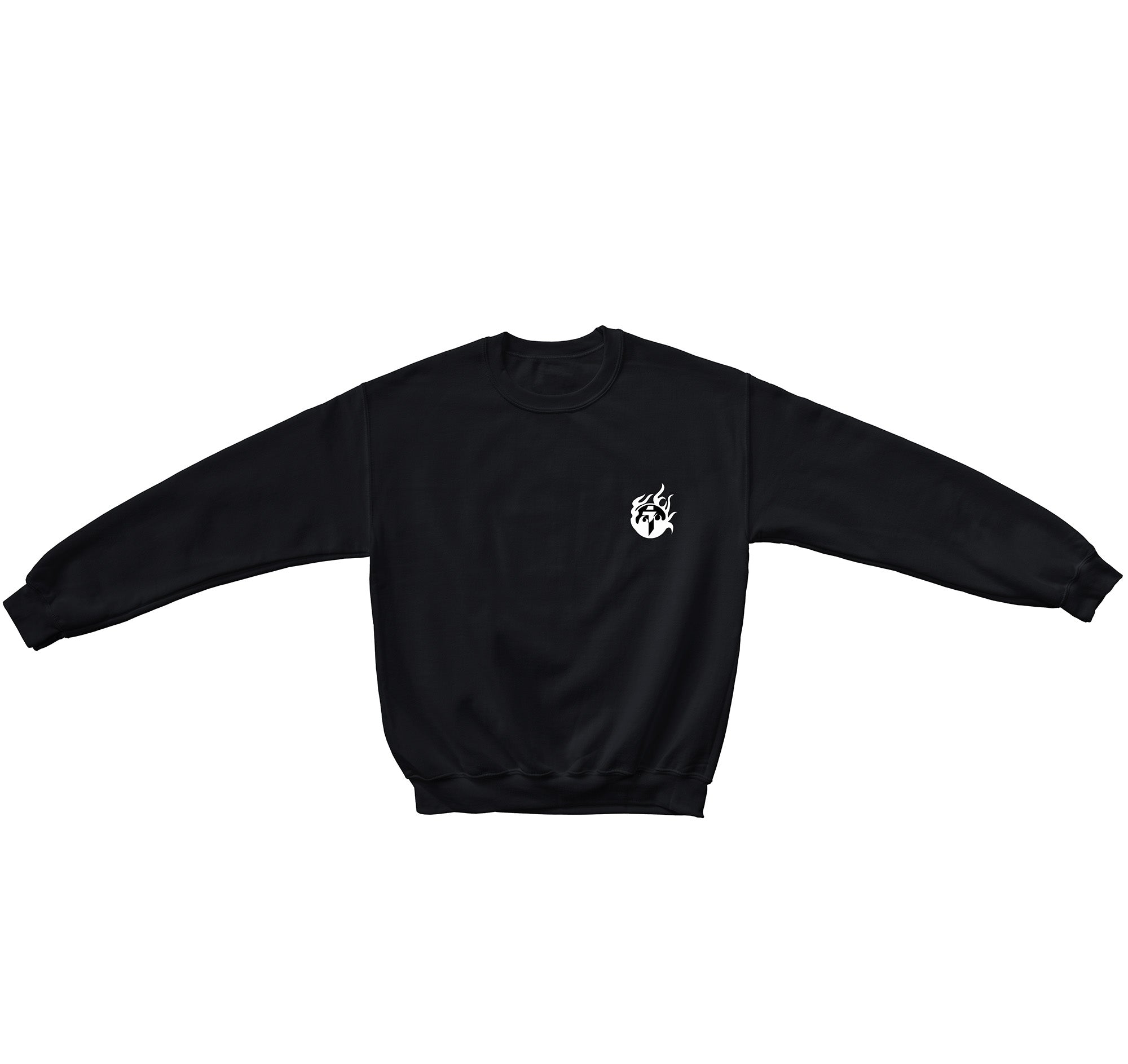 I-Tech Yin Yang Flames Crewneck