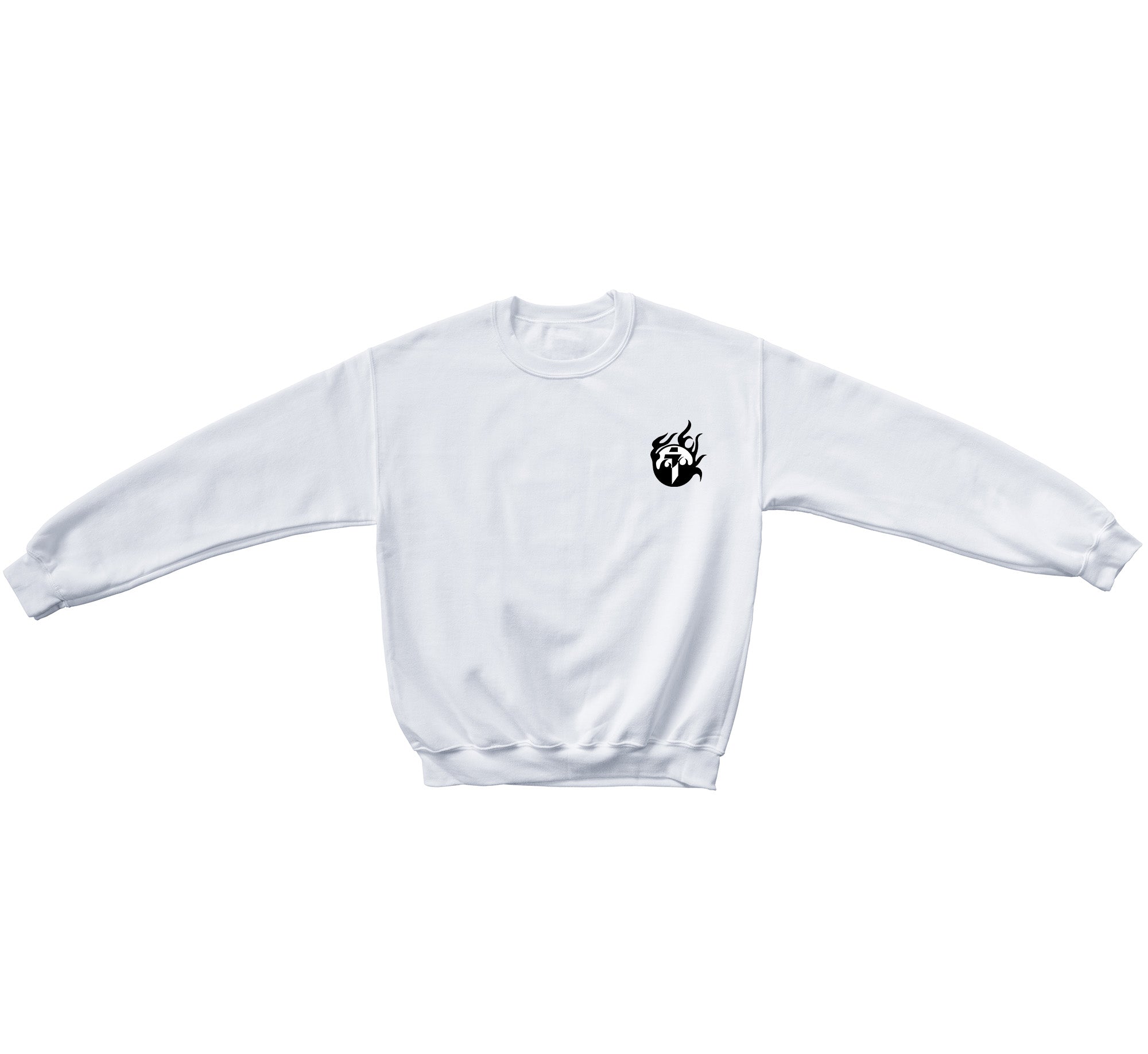 I-Tech Yin Yang Flames Crewneck