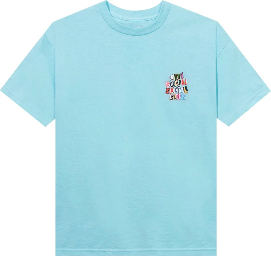 Anti Social Social Club Tee - Torn Pages Of Our Story 'Blue'