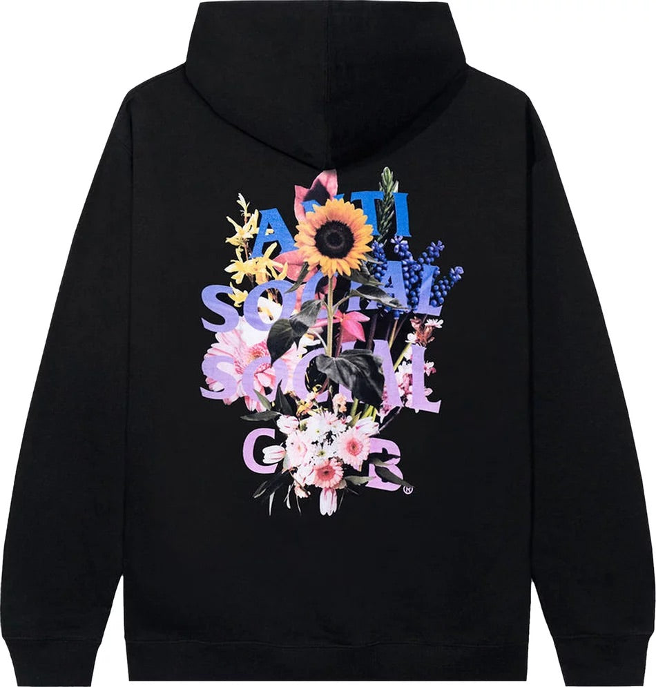 Anti Social Social Club - Bouquet For The Old Days Hoodie 'Black'