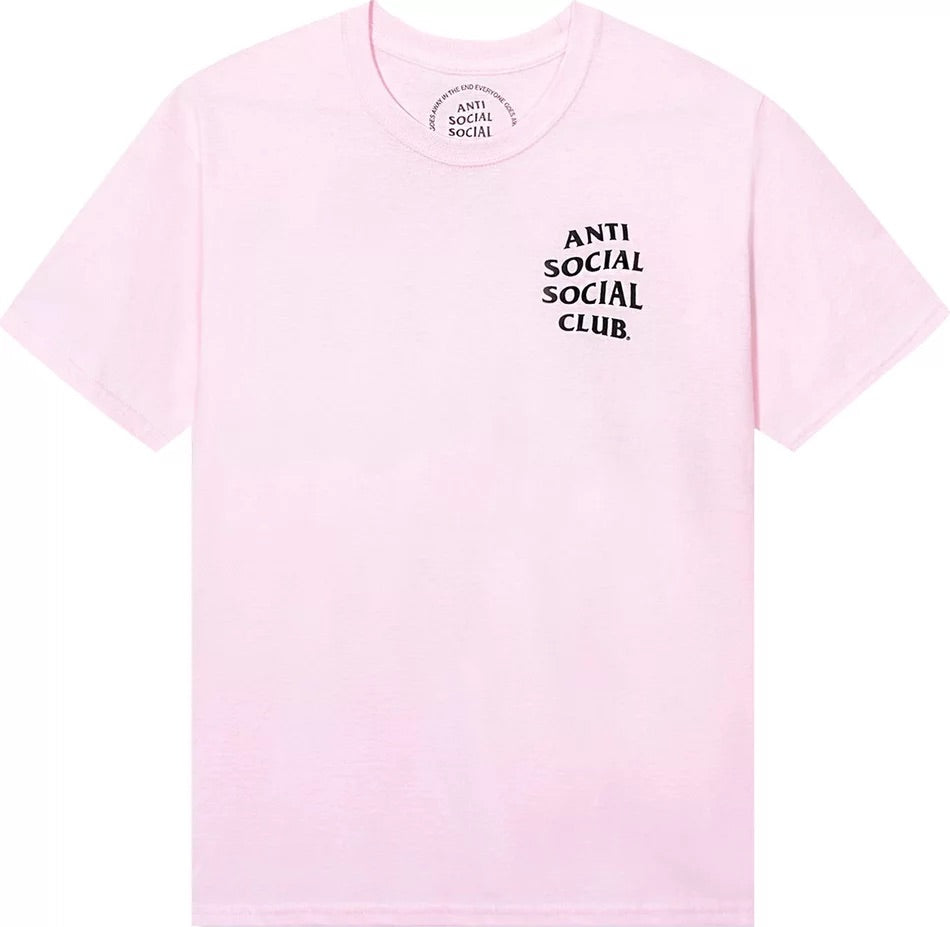 Anti Social Social Club Tee - Kkotch 'Pink'