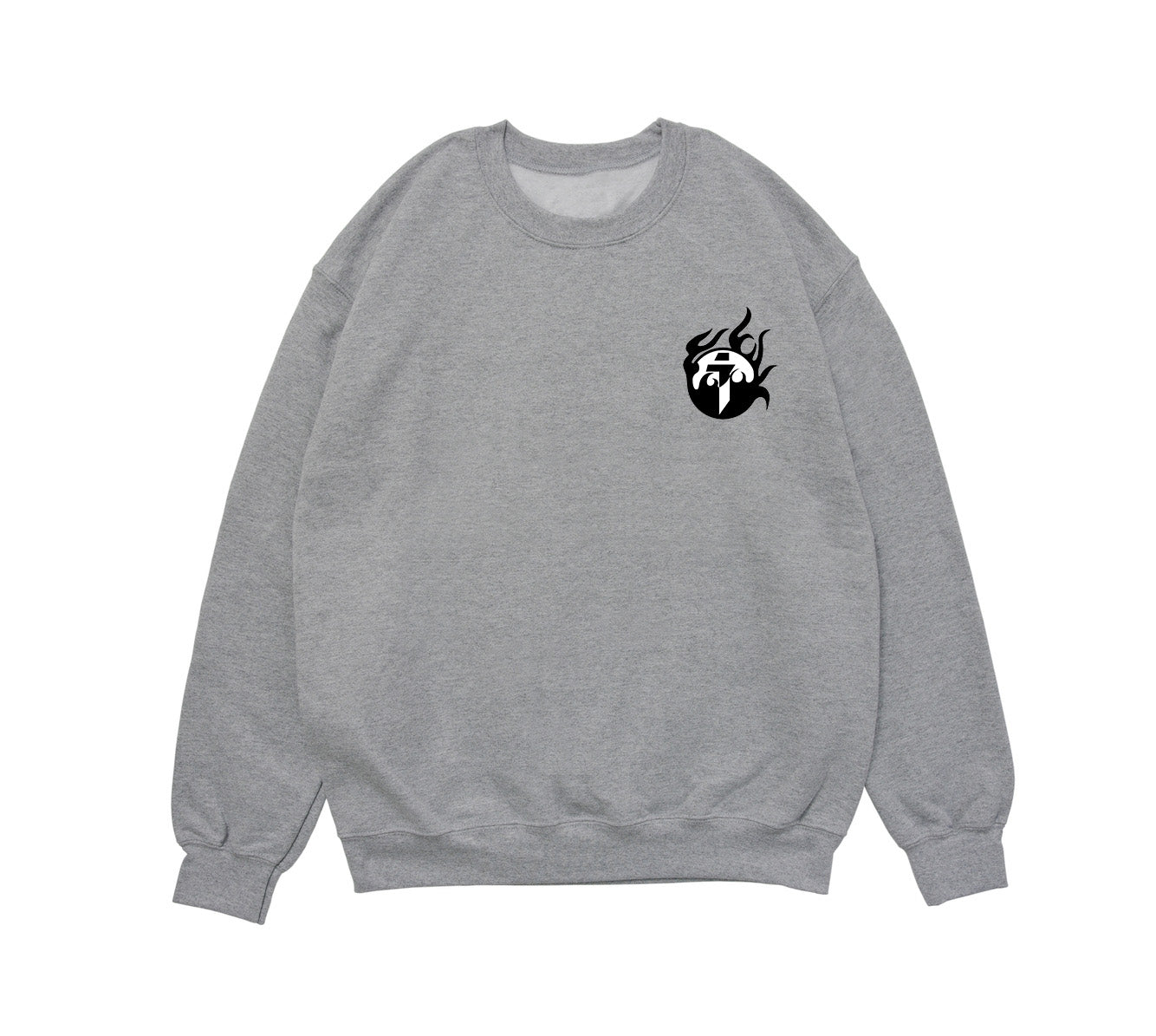 I-Tech Yin Yang Flames Crewneck