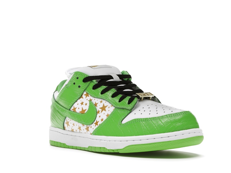 Nike SB Dunk Low Supreme Stars Mean Green (2021)