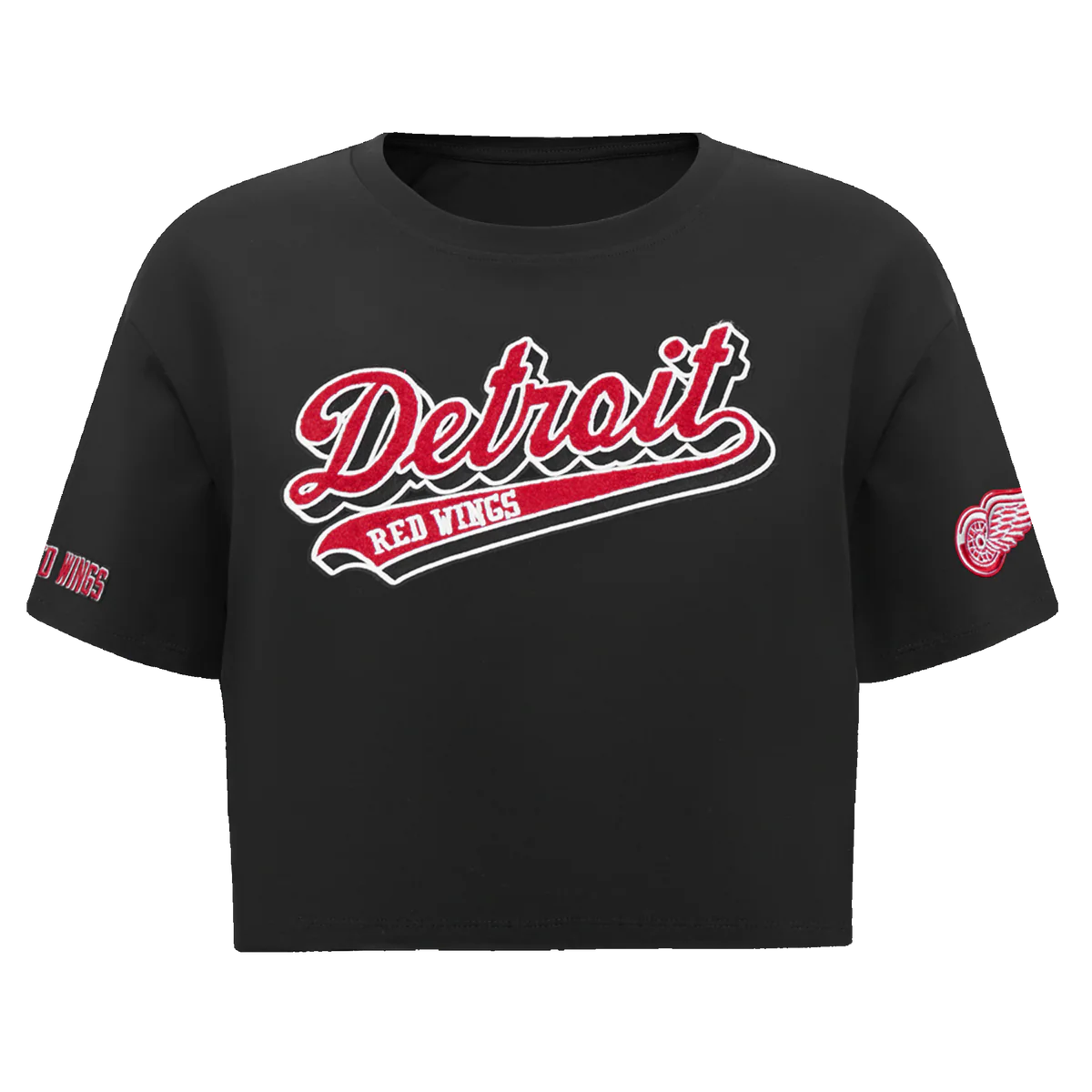 Jersey NHL red wings script black