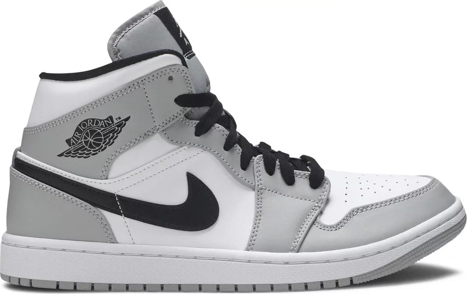 Jordan 1 Mid Light Smoke Grey - 554724-092