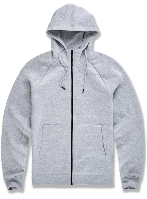 Jordan Craig - Zip Up Hoodie 'Heather Grey'