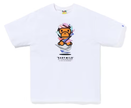 BAPE - Louis De Guzman Baby Milo Tee 'White'