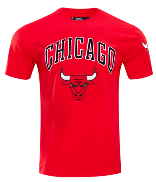 Pro Standard - Chicago Bulls Classic Bristle Logo Tee 'Red'