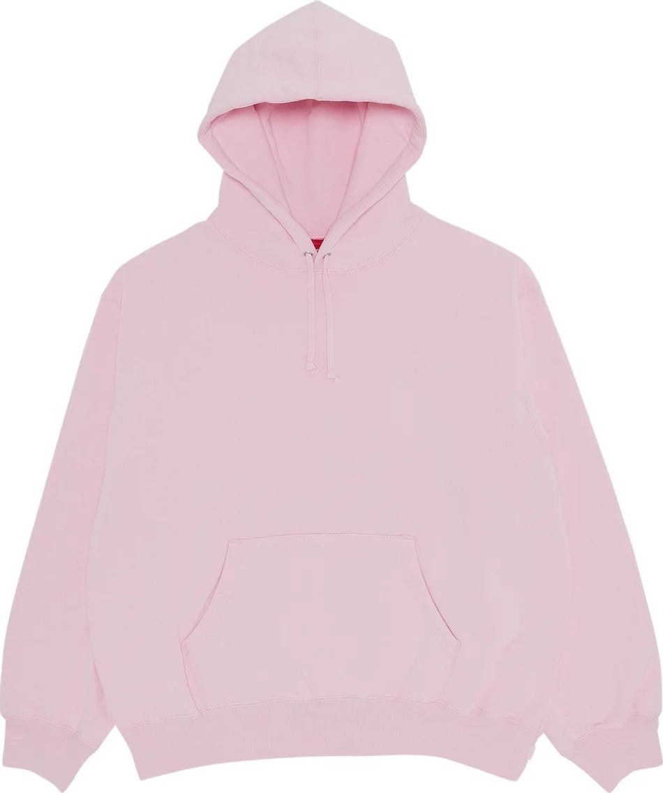 Supreme - Satin Appliqu Hooded Sweatshirt 'Light Pink'