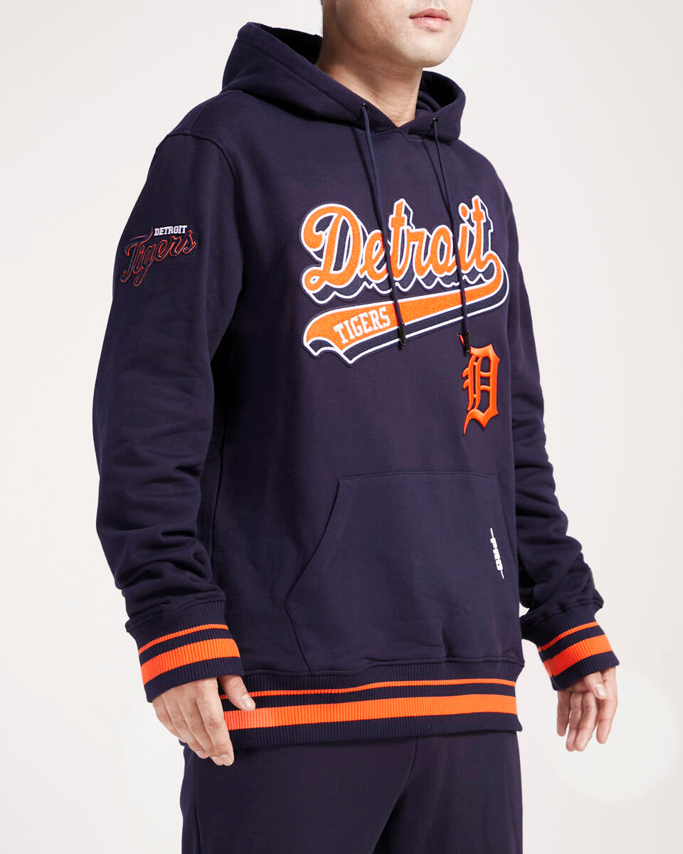 Pro Standard - Detroit Tigers Script Tail Hoodie 'Navy'