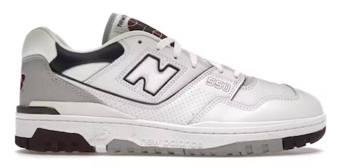 New Balance 550 White Natural Indigo Burgundy - BB550PWB
