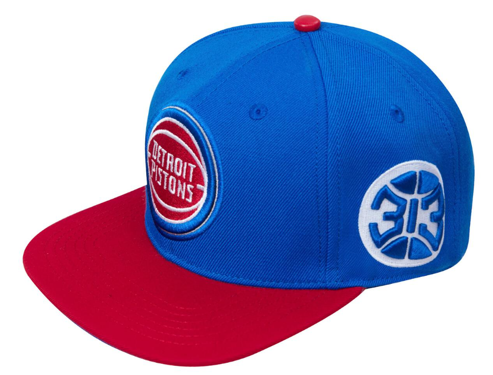 Pro Standard - Detroit Pistons Classic Primary Logo Snapback Hat