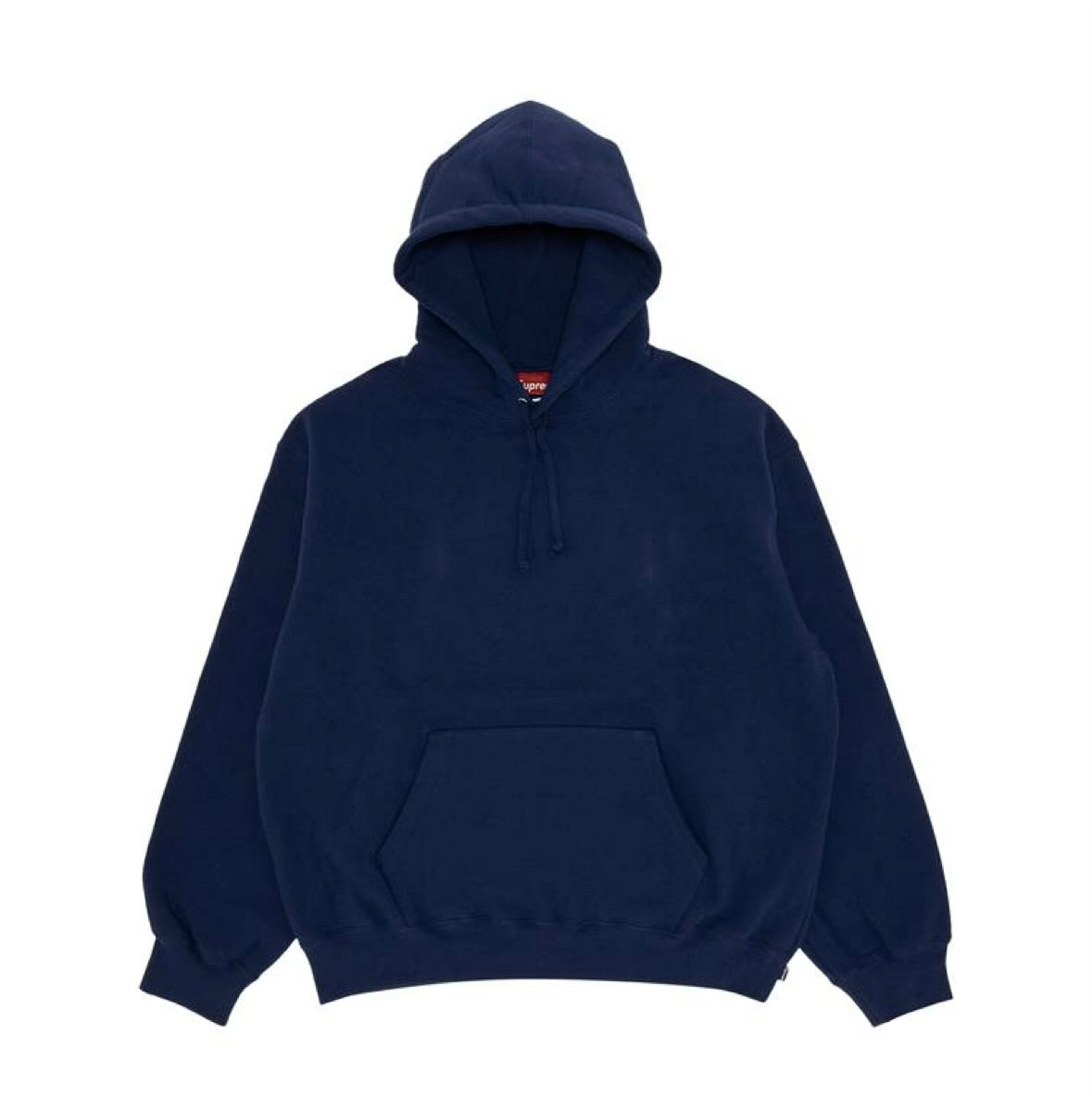 Supreme - Satin Appliqu Hooded Sweatshirt 'Navy'