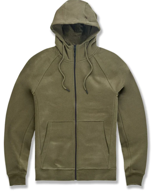 Jordan Craig - Zip Up Hoodies 'Olive'
