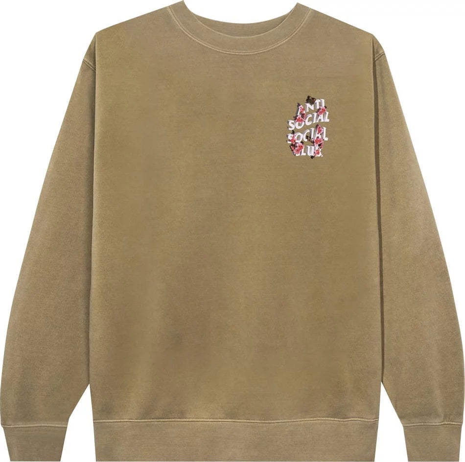 Anti Social Social Club - 3.0 Pigment Dye Crewneck 'Sand'