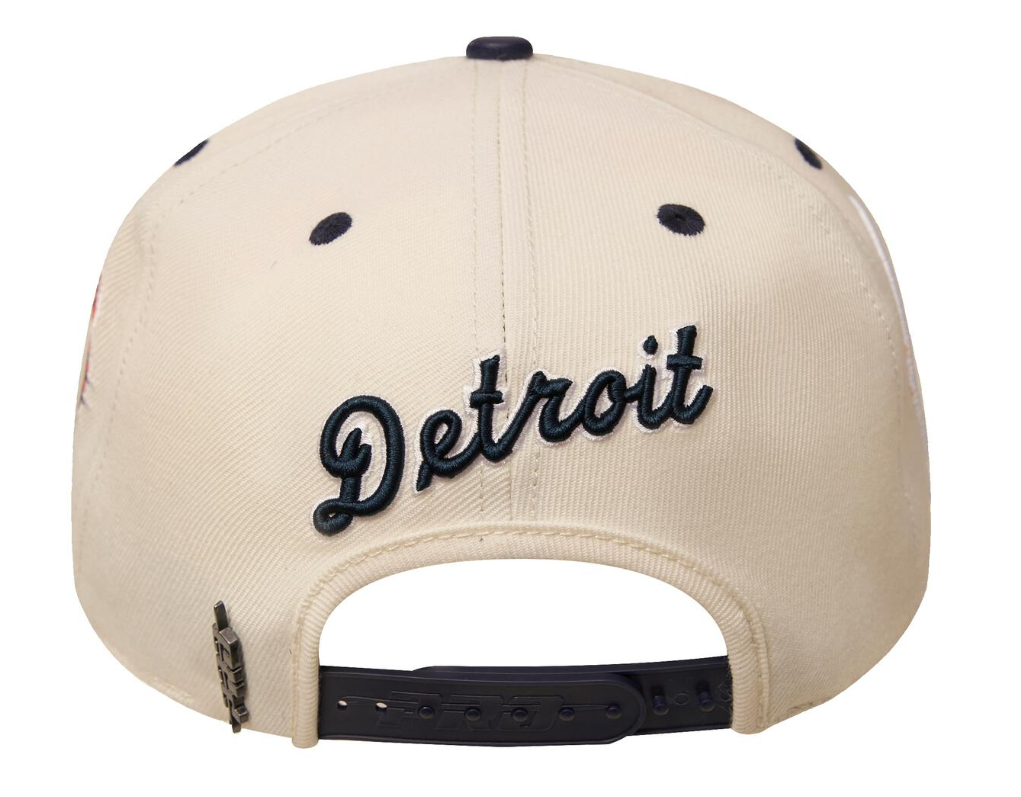 Pro Standard - Detroit Tigers Classic Primary Logo Snapback Hat 'Cream'
