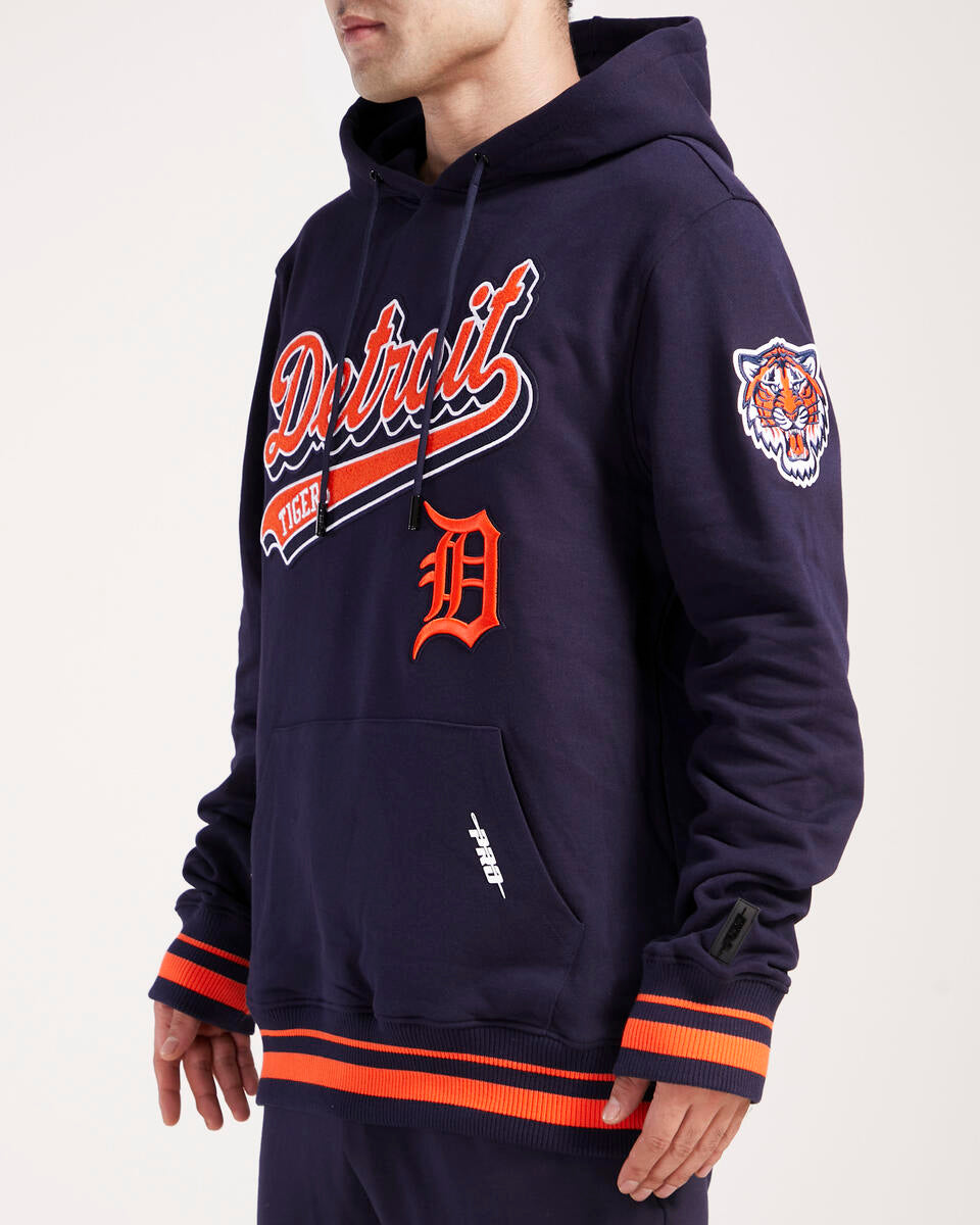 Pro Standard - Detroit Tigers Script Tail Hoodie 'Navy'