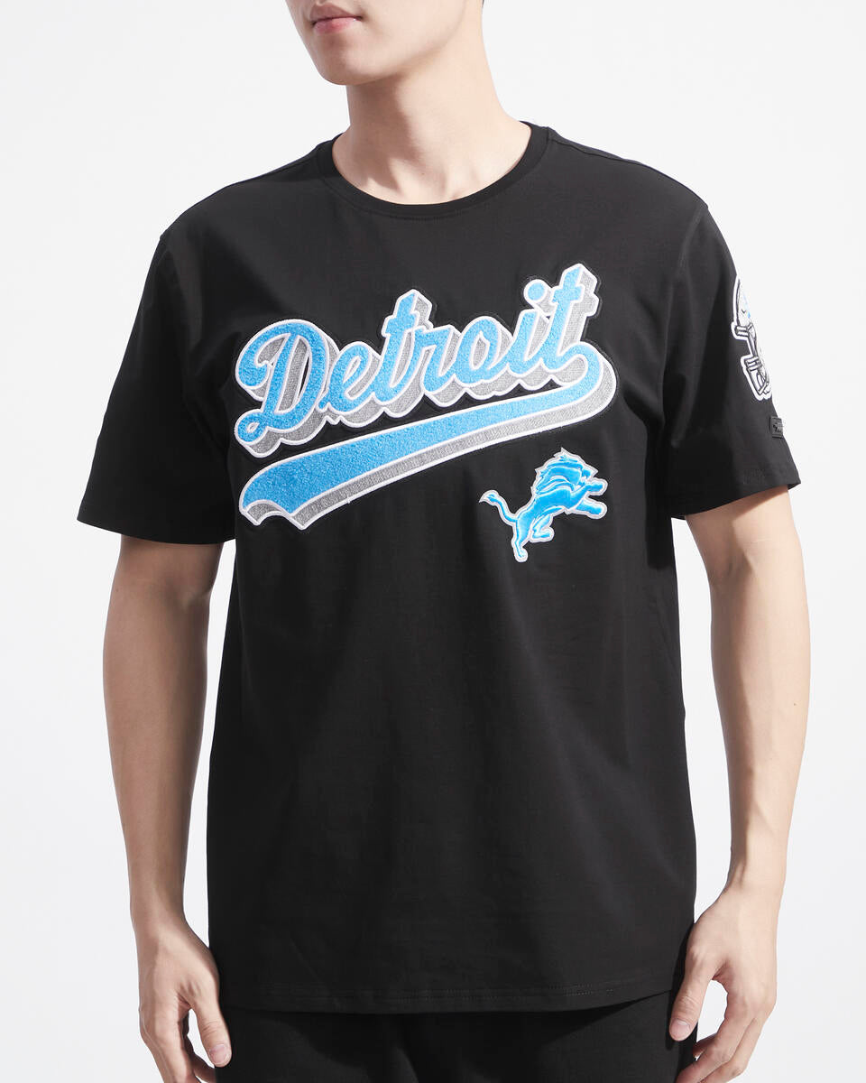 Pro Standard - Detroit Lions Script Tail Tee 'Black'