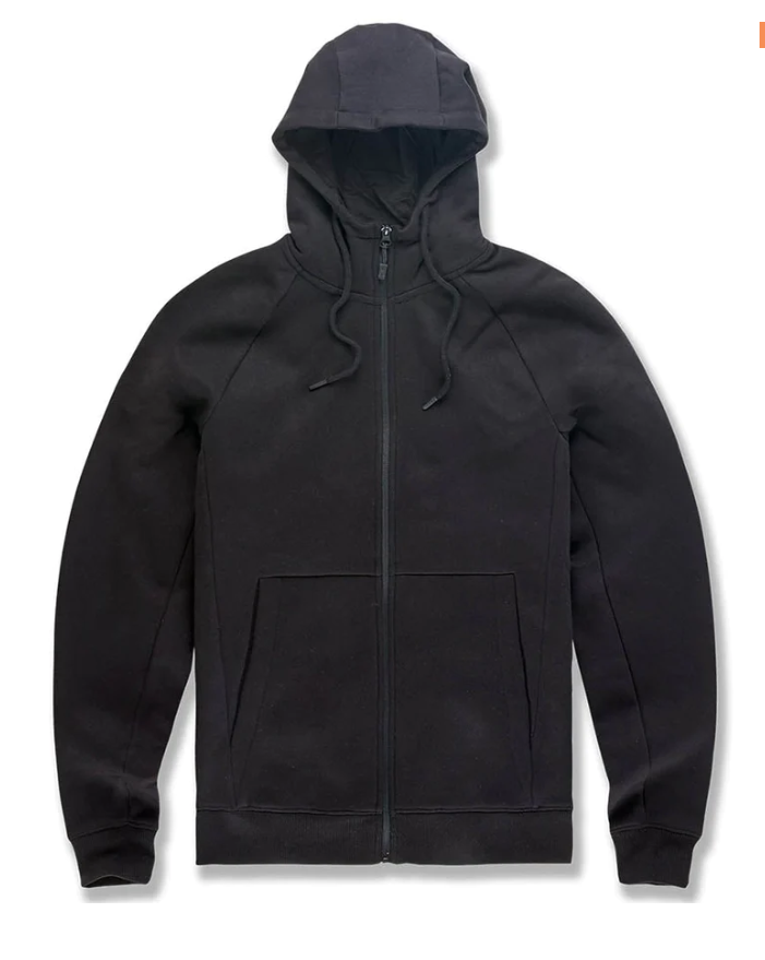 Jordan Craig - Zip Up Hoodie 'Black'