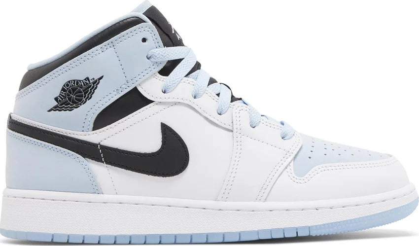 Jordan 1 Mid Ice Blue (2022) (GS) - 555112-401