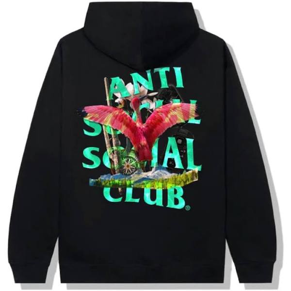 Anti Social Social Club - 5:44 am Zip Hoodie 'Black'