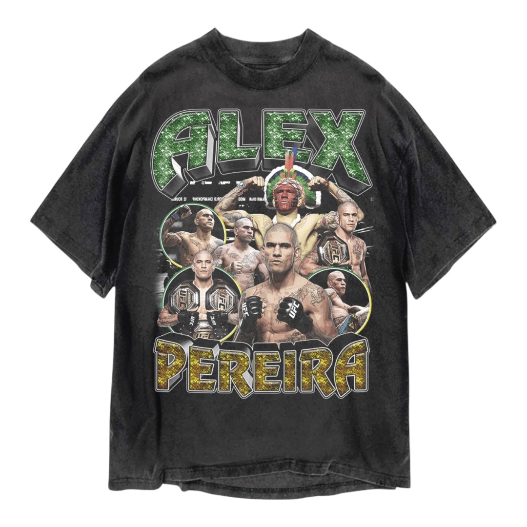 UNLICENSED X ALEX PERERIA BLACK T-SHIRT