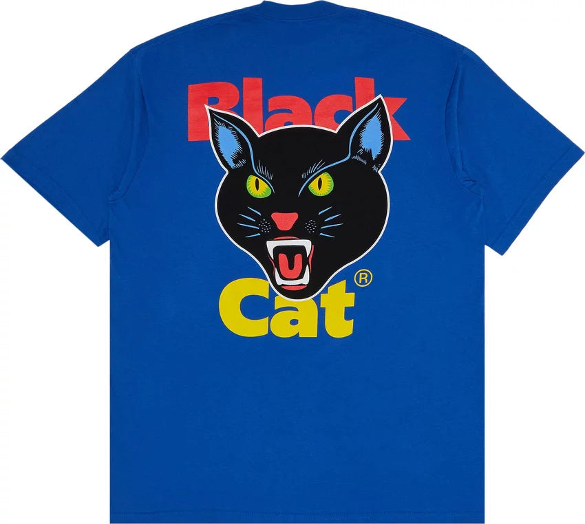 Supreme Black Cat Tee 'Blue'