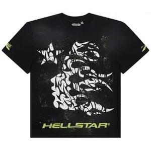 Hellstar Thorn Glitter T-Shirt 'Green'