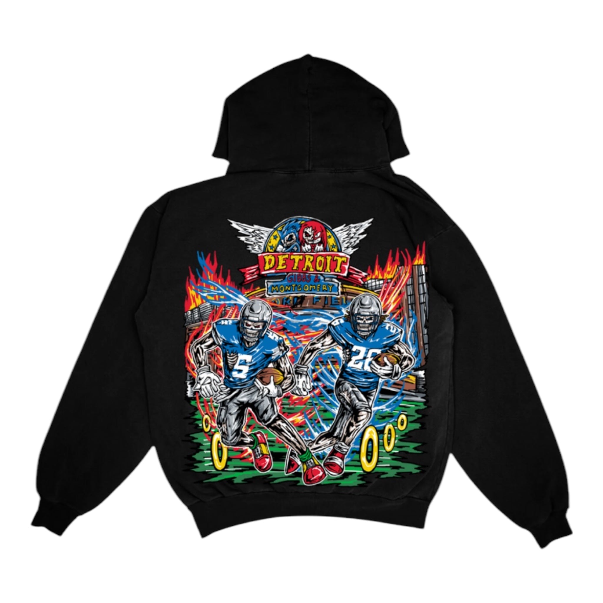 Detroit X Gibbs X Mon Black Hoodie