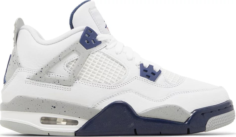 Jordan 4 Retro Midnight Navy (GS) - 408452-140