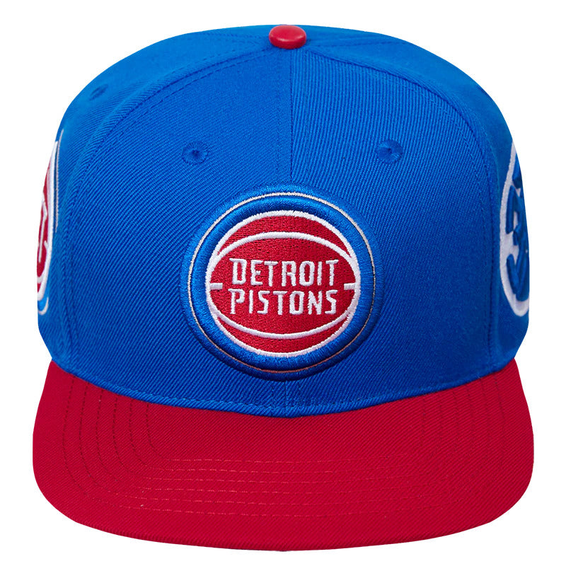 Pro Standard - NBA DETROIT PISTONS RETRO CLASSIC UNISEX PRIMARY LOGO WOOL SNAPBACK HAT - Blue