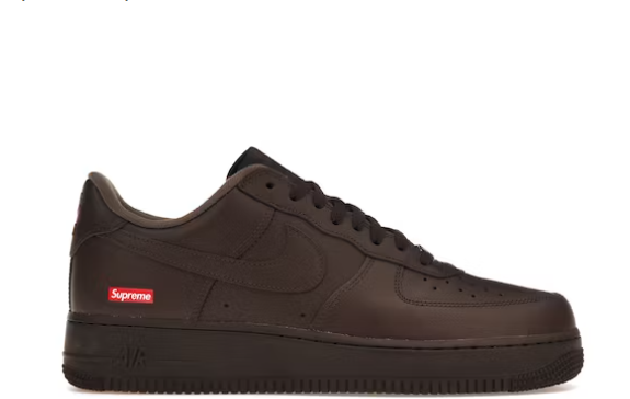 Nike Air Force 1 Low Supreme Baroque Brown - CU9225-200