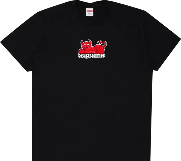 Supreme - x Toy Machine Devil Cat Tee 'Black'