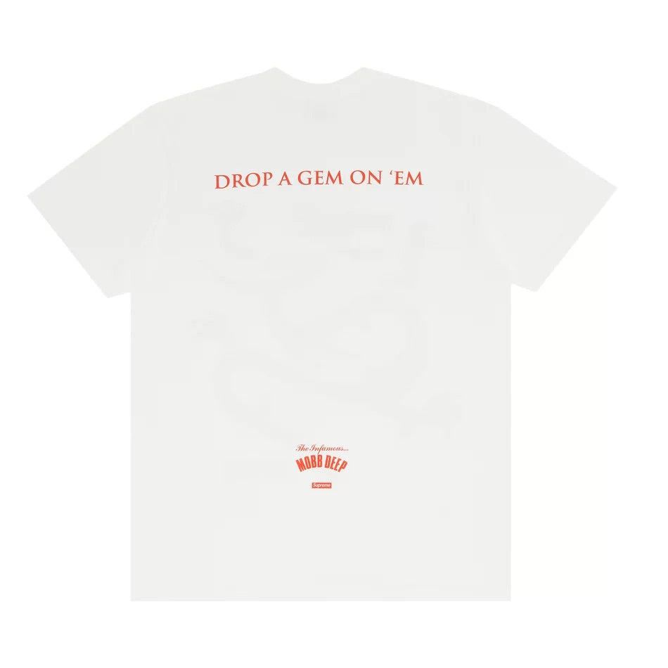 Supreme - Mobb Deep Dragon Tee 'White'