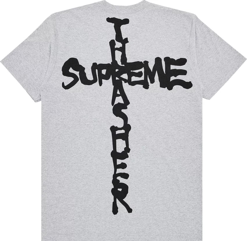 Supreme x Thrasher Cross Tee 'Heather Grey'