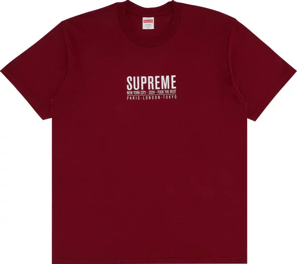 Supreme Paris Tee 'Cardinal'