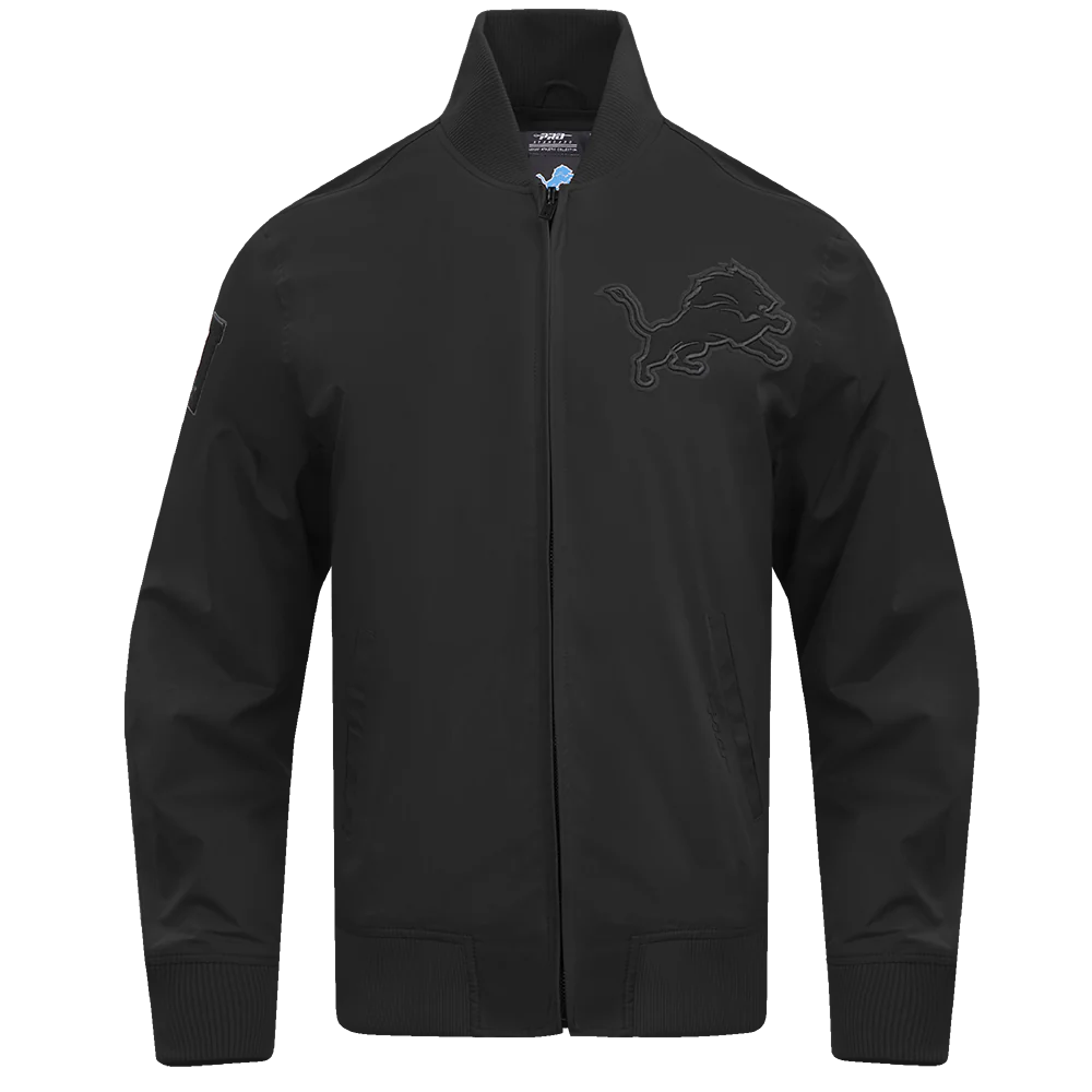 Pro Standard - NFL DETROIT LIONS NEUTRAL MEN'S TWILL JACKET - Black