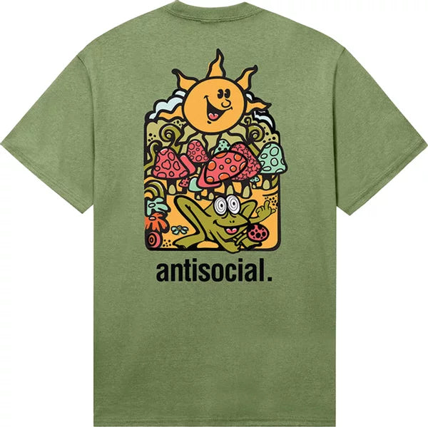 Anti Social Social Club Frog Trip Tee - Pistachio