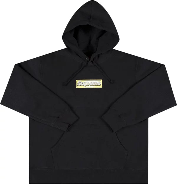 Supreme - Bling Box Logo Hooded Sweatshirt 'Black'