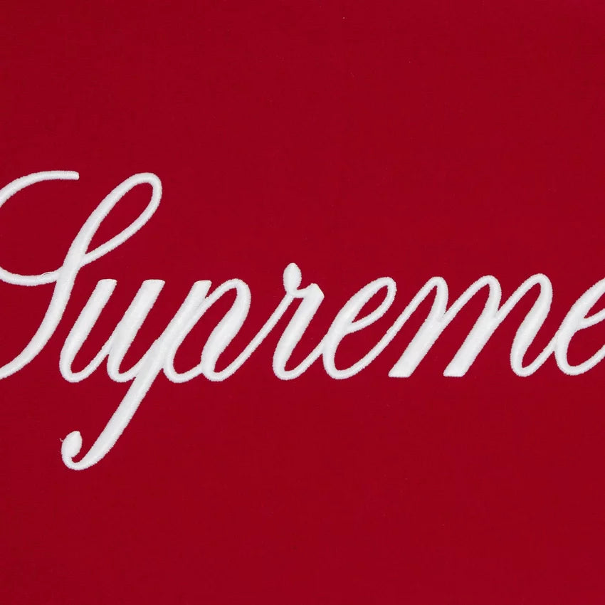 Supreme - Raised Script Sweatpant 'Red'