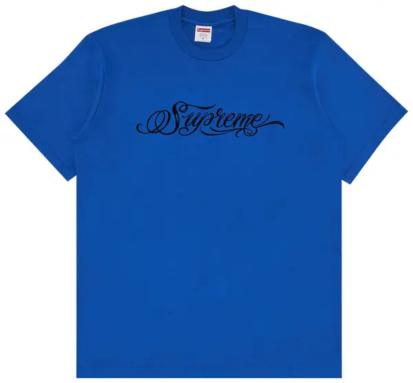 Supreme - Script tee "Royal"