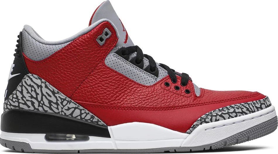 Jordan 3 Retro Fire Red Cement (Nike Chi) - CU2277-600